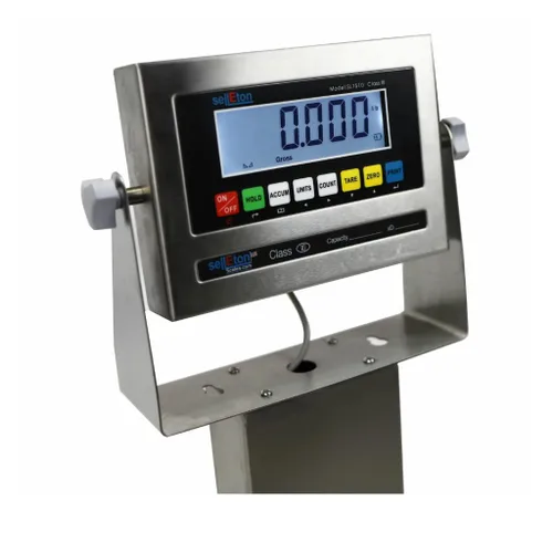 Miniatura 5 de SellEton SL-915-SS NTEP/Legal for Trade - Báscula de banco de acero inoxidable con software libre (10" x 10", tapa: 60 lb x 0.002 lb)