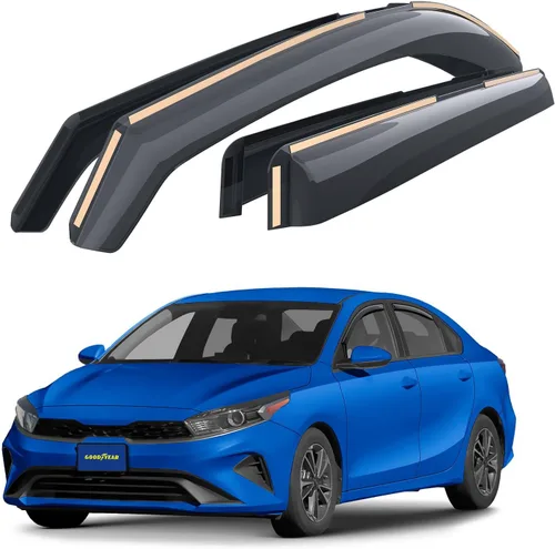 Miniatura 25 de Goodyear Shatterproof in-Channel Window Deflectors for Toyota RAV4 2019-2025, Rain Guards, Window Visors for Cars, Vent Deflector, Car Accessories