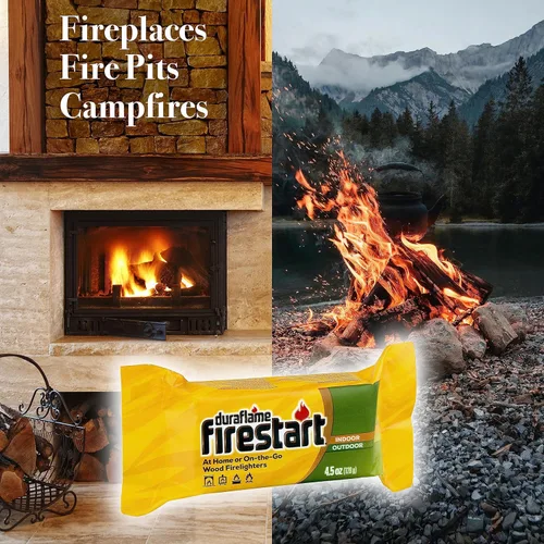 Miniatura 2 de Duraflame Iniciador de Fuego para Uso en Interiores y Exteriores - Troncos de Ignición Rápida para Barbacoa, Chimenea, Fogata y Campamentos