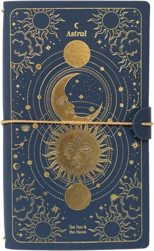 Miniatura 10 de Cuaderno de viajeros Astral Cuaderno de bolsillo de viaje Diario de viaje para mujeres Regalos para viajeros Cuaderno pequeño lindo 7.3 x
