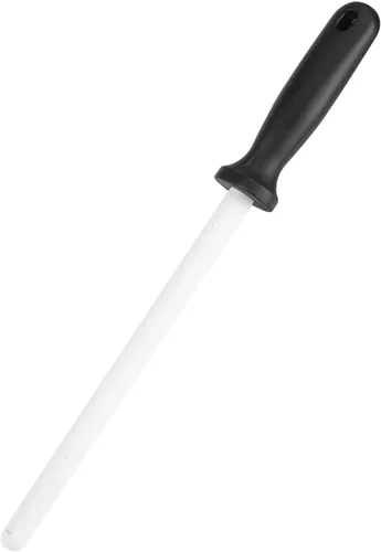 Miniatura 8 de Afilador de varilla de cerámica de 8 pulgadas, herramienta de piedra para cuchillo de cocina, tijeras de afilador, barra de cerámica, conexión