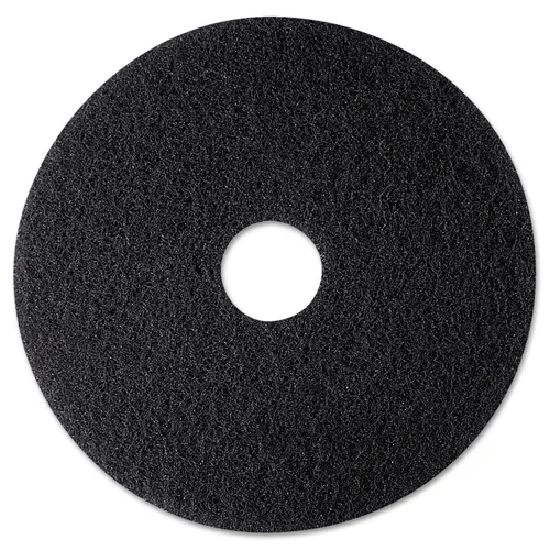 Miniatura 11 de Almohadilla de cuidado de pisos de alta productividad 3M 7300, para máquina (paquete de 5), 17 pulgadas, Negro, 5