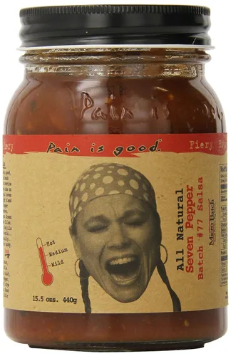 Miniatura 5 de Pain is Good - Salsa de ajo habanero - 15.5 onzas - Fabricado en Estados Unidos con pimientos de cayena y habanero - Todos los ingredientes