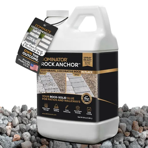Miniatura 10 de Ancla de Mantillo Dominator 5 Galones - Adhesivo para Mantillo, Guijarro de Guisante y Adhesivo Estabilizador de Roca, Listo para Usar en Aerosol