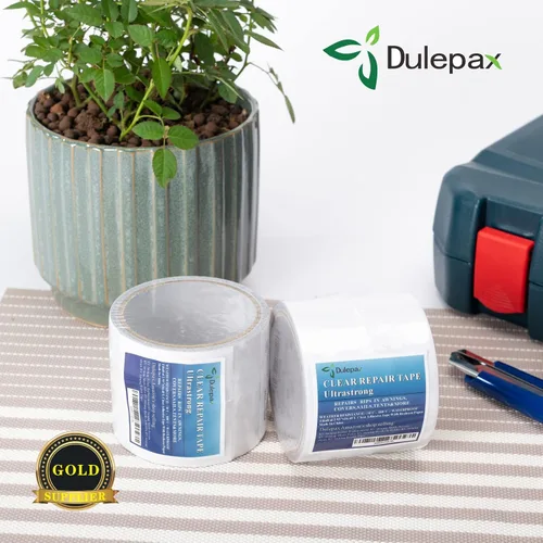Miniatura 7 de Dulepax - Cinta de reparación de tela ultra fuerte, 16.4 pies x 2.95 pulgadas, ideal para cubiertas de barco, tiendas de campaña, toldos, cubiertas