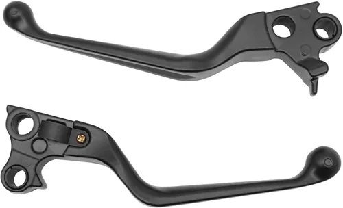 Miniatura 2 de M MATI Palanca de freno y embrague negra para Harley Davidson Sportster 883 1200 Softail Road King Dyna Electra Glide Street Bob Night Train Fat Boy