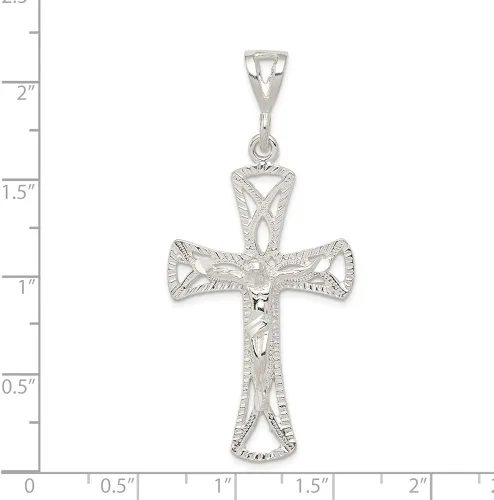 Miniatura 2 de Colgante de cruz de plata de ley 925 maciza, 2.008in x 0.984in