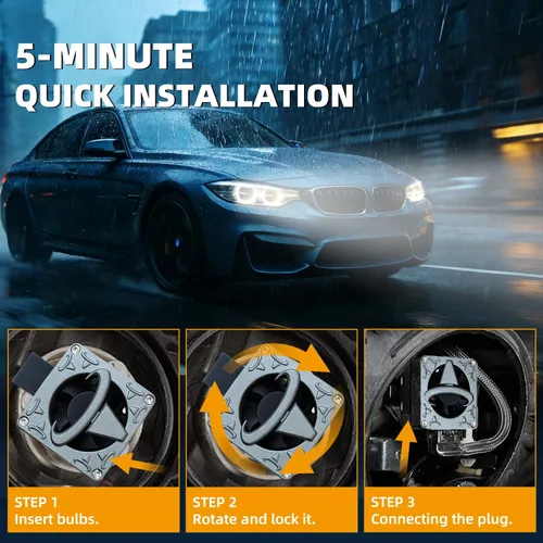 Miniatura 6 de Compatible con bombillas BMW X1 2012-2015, haz dual alto/bajo, reemplazo de xenón HID, 2