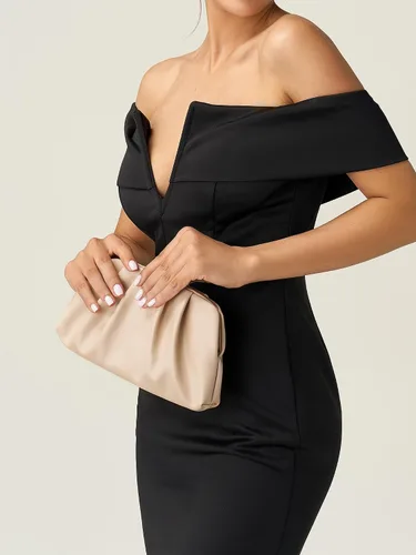 Miniatura 5 de SWEETV Dressy Vegan Leather Clutch Purse for Women Formal, Soft Pleated PU Evening Clutch for Weddings, Proms, Cocktail-Gemma
