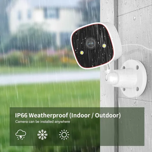 Miniatura 7 de Jennov Cámaras de seguridad 2K, cámaras WiFi para interiores para seguridad del hogar, cámaras para mascotas con enchufe, doble banda