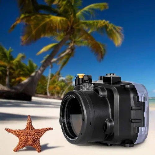 Miniatura 8 de Seafrogs - Carcasa impermeable para Sony A6300 (130 pies/131.2 ft) para cámara subacuática (carcasa + filtro rojo)