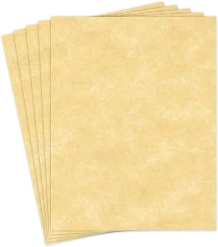Miniatura 11 de Papel de cartulina reciclada de pergamino natural, ideal para artes y manualidades, invitaciones, menús de restaurantes, tarjetas de felicitación