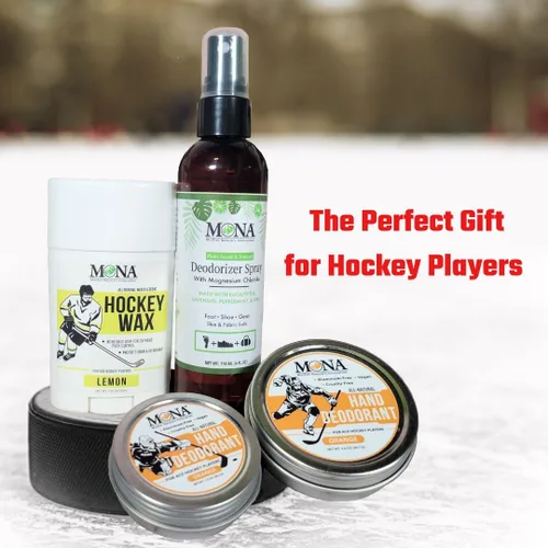 Miniatura 3 de MONA Desodorante de manos totalmente natural para jugadores de hockey Ace Para atletas que usan guantes Vegano, sin OMG y libre de crueldad