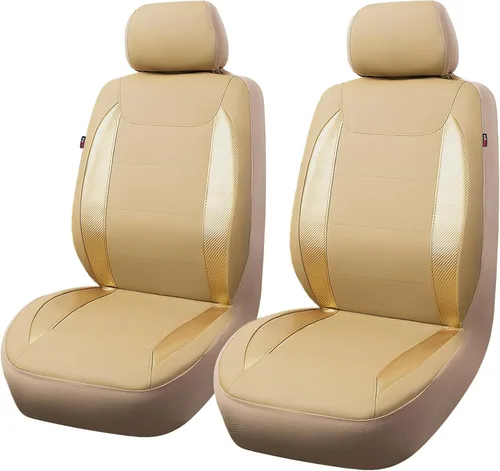 Miniatura 9 de Fundas para asientos de coche Flying Banner, protectoras, impermeables, de cuero sintético con fibra de carbono para asientos delanteros y traseros