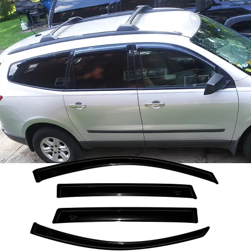 Miniatura 28 de Deflector de ventilación para visera lateral para Chevy Silverado/GMC Sierra 1500/2500HD/3500HD Crew Cab, Yukon XL/Suburban/Avalancha 2007-2014, 4