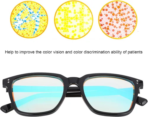 Miniatura 3 de Lentes de corrección de daltonismo, lentes de daltonismo rojo-verde, marco completo, universales para hombres y mujeres, revestimiento especial