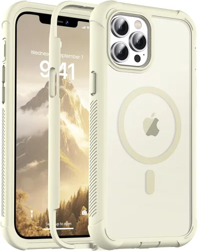 Miniatura 45 de jaroco - Funda magnética compatible con MagSafe para iPhone 11 de 6.1 pulgadas; protección de grado militar contra caídas, de doble capa