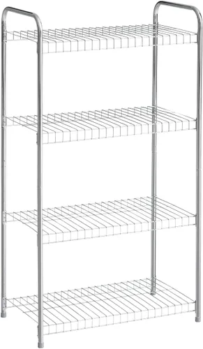 Miniatura 12 de Rubbermaid Juego de 3 cubos apilables de alambre de almacenamiento, fácil de montar, color blanco para armario/estantería/juguetes, organizador