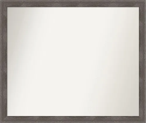 Miniatura 350 de Amanti Art Espejo personalizado, espejo de baño gris plomo a rayas, espejo de pared o espejo de tocador de baño sobre el fregadero