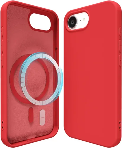 Miniatura 170 de oakxco Funda de silicona para iPhone 12 Pro Max, magnética, compatible con carga inalámbrica Magsafe, cubierta protectora de goma suave y delgada