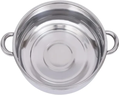 Miniatura 8 de Vaporizador de alimentos multiusos de 5 niveles de acero inoxidable con tapa, olla para cocinar verduras y cocinar al vapor de 11.0 in/11 pulgadas