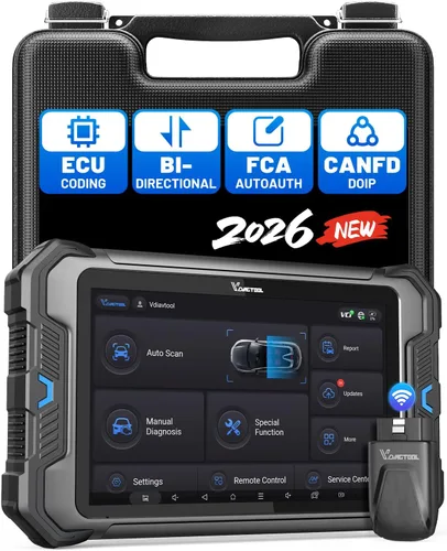 VDIAGTOOL Herramienta de escaneo bidireccional VD80 BT Lite, herramienta de diagnóstico de escáner OBD2 de sistema completo inalámbrico de 8