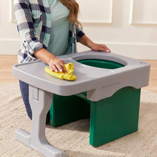 Miniatura 12 de ECR4Kids Fijación de escritorio para silla Tri-Me Cube, muebles para niños, gris claro