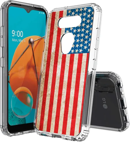 Miniatura 23 de Compatible con LG Aristo 5, funda transparente impresa, a prueba de golpes, arañazos, compatible con LG Phoenix 5/Fortune 3/Tribute Monarch/Risio 4