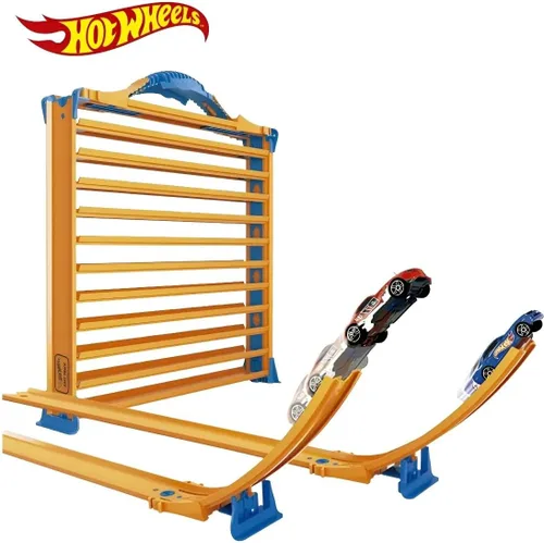 Miniatura 3 de Hot Wheels Rack N' Track Almacenamiento para 44 coches u otros juguetes - vitrina, caja de exhibición, estuche de coleccionista, caja