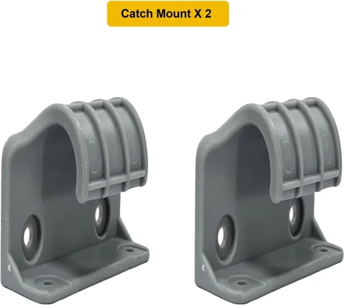 Miniatura 3 de SPACEANY Kit de piezas de repuesto retráctil para puerta de bebé, accesorios oficiales para puertas de seguridad SPACEANY - Incluye montaje de Gris