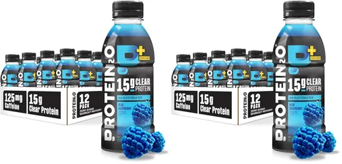 Miniatura 12 de Protein2o - Bebida de agua con 0.53 onzas de proteína de suero de leche; energizante, sabor a arándano y frambuesa, 17 onzas fluidas por botella