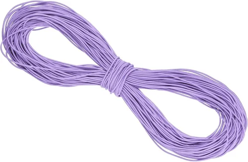 Miniatura 51 de PATIKIL Cuerda elástica elástica de 109 yardas (328.1 ft), cuerda elástica pesada de 0.059 in, albaricoque para manualidades, correas de gancho
