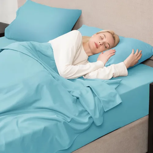 Miniatura 5 de Mejoroom - Juego de sábanas de tamaño individual - Colección Hotel - Sábanas y fundas de almohada con sábana bajera de bolsillos profundos, 25-Bebé