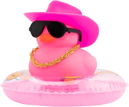 Miniatura 13 de wonuu Accesorios para automóvil, patos de goma, decoraciones de tablero de patos de goma, accesorios rosados, decoración de coche, patos