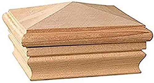Deckorators tapa de poste de madera tipo pirámide alta Newport, 72890