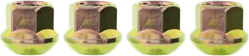 DPAccessories LOR2B8CZOGD05004 - Tuercas de zinc compatibles con Porsche N-020-112-1, 900-182-001-01, para ruedas de acero de fábrica/OEM, paquete