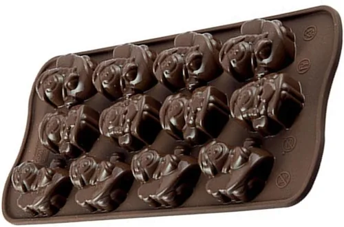 Miniatura 4 de Silikomart Molde de silicona para chocolate, color marrón