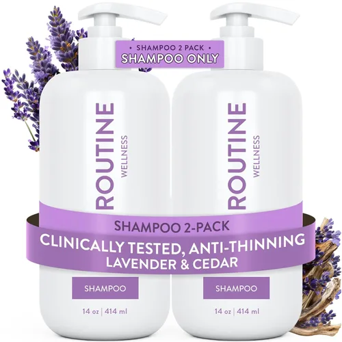 Miniatura 10 de Routine Wellness Champú voluminizador antiadelgazante para adelgazar el cabello y la pérdida de cabello – Aumenta tu confianza con bloqueadores