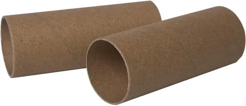 Miniatura 5 de Paquete de 120 tubos de cartón grueso para manualidades, rollos de manualidades, tubos redondos de cartón, tubos de manualidades, rollos de papel