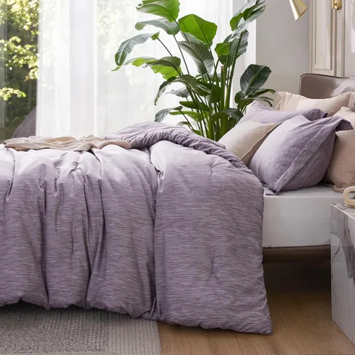Miniatura 148 de Bedsure Juego de edredón Twin/Twin XL, ropa de cama suave beige para todas las estaciones, juego de cama teñido catiónico, 2 piezas, 1 edredón