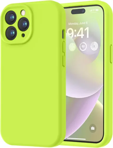 Miniatura 253 de LOVE 3000 Compatible con Funda para iPhone 15, [Cámara de Cobertura Completa de Silicona Suave] [Protección contra Caídas de 8 pies], Forro de Negro