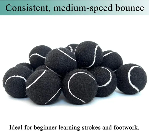 Miniatura 4 de Pelotas de tenis, paquete de 12 pelotas de tenis de práctica para principiantes, entrenamiento para jugar pelotas de tenis para perros, vienen