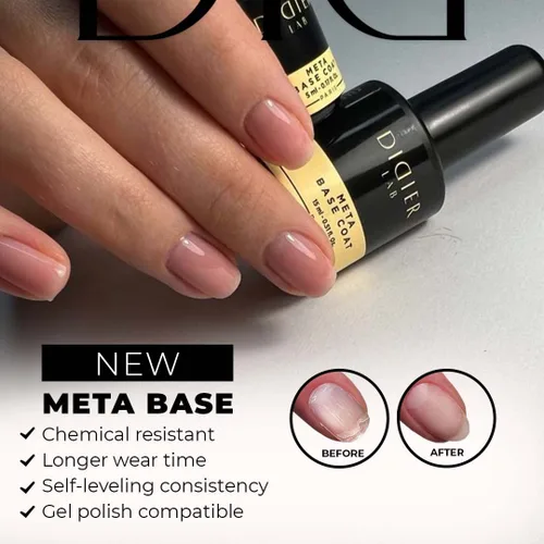 Miniatura 4 de DIDIER LAB Capa base de gel transparente de alta calidad, esmalte de gel base LED UV, capa base de gel impermeable de larga duración, fuerte