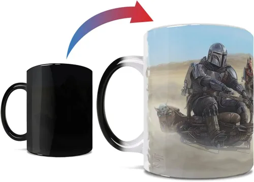 Miniatura 22 de Morphing Mugs Star Wars - The Book of Boba Fett - Un nuevo comienzo - Una taza sensible al calor de 16 onzas - Imagen completa revelada cuando se