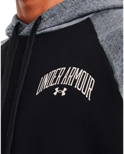 Miniatura 5 de Under Armour Sudadera con capucha Rival Wordmark Colorblock para hombre