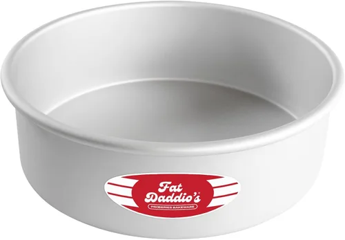 Miniatura 32 de Fat Daddio's PRD-1BOX Moldes Redondos para Pastel Mini Tier de Aluminio Anodizado para Una Caja de Mezcla, Juego de 3, Plateado