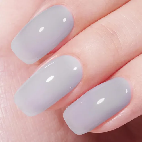 Miniatura 20 de AILLSA Esmalte de uñas de gel amarillo otoñal, esmalte de gel de hojas de otoño, esmalte de gel neutro translúcido nude de larga duración