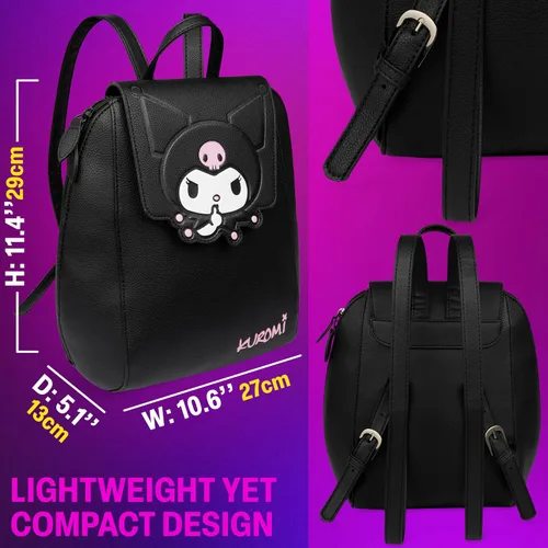 Miniatura 6 de Mochila Get Trend para Mujeres, Adolescentes, Mini Mochila de Cuero PU, Pequeña Bolsa de Viaje para Escuela, Trabajo, Uso Diario, Regalos