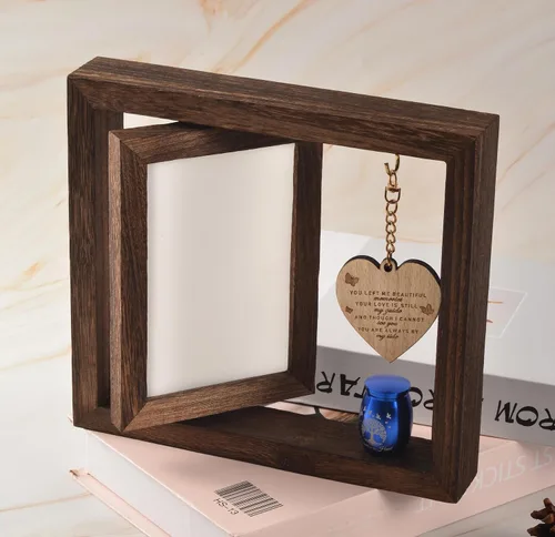Miniatura 3 de DB Regalos conmemorativos por la pérdida de un ser querido, marco de fotos conmemorativo para fotos de 4 x 6 pulgadas y urnas pequeñas de cremación
