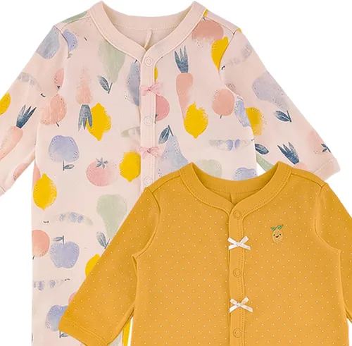 Miniatura 2 de Long-sleeved Sleep 'N Play footie for baby Boy I 2 pack thermal footies